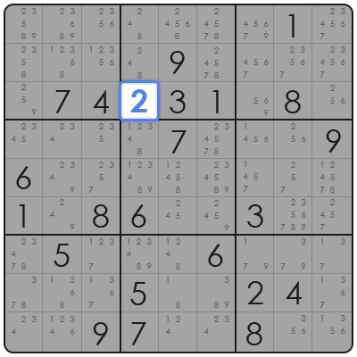 sudoku number placement strategies